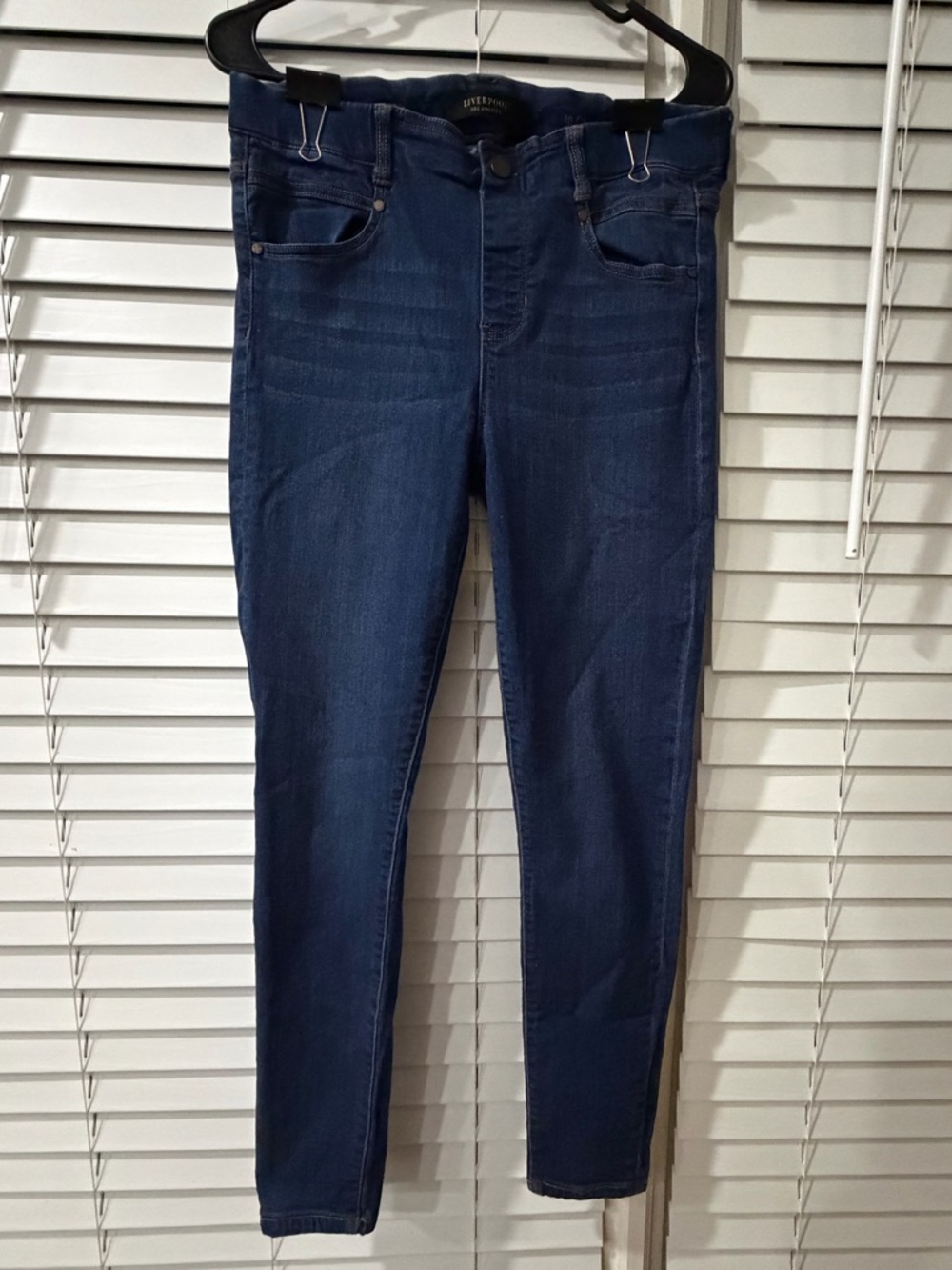 Liverpool Los Angeles Women's Indigo Blue Skinny Jeans Size 10